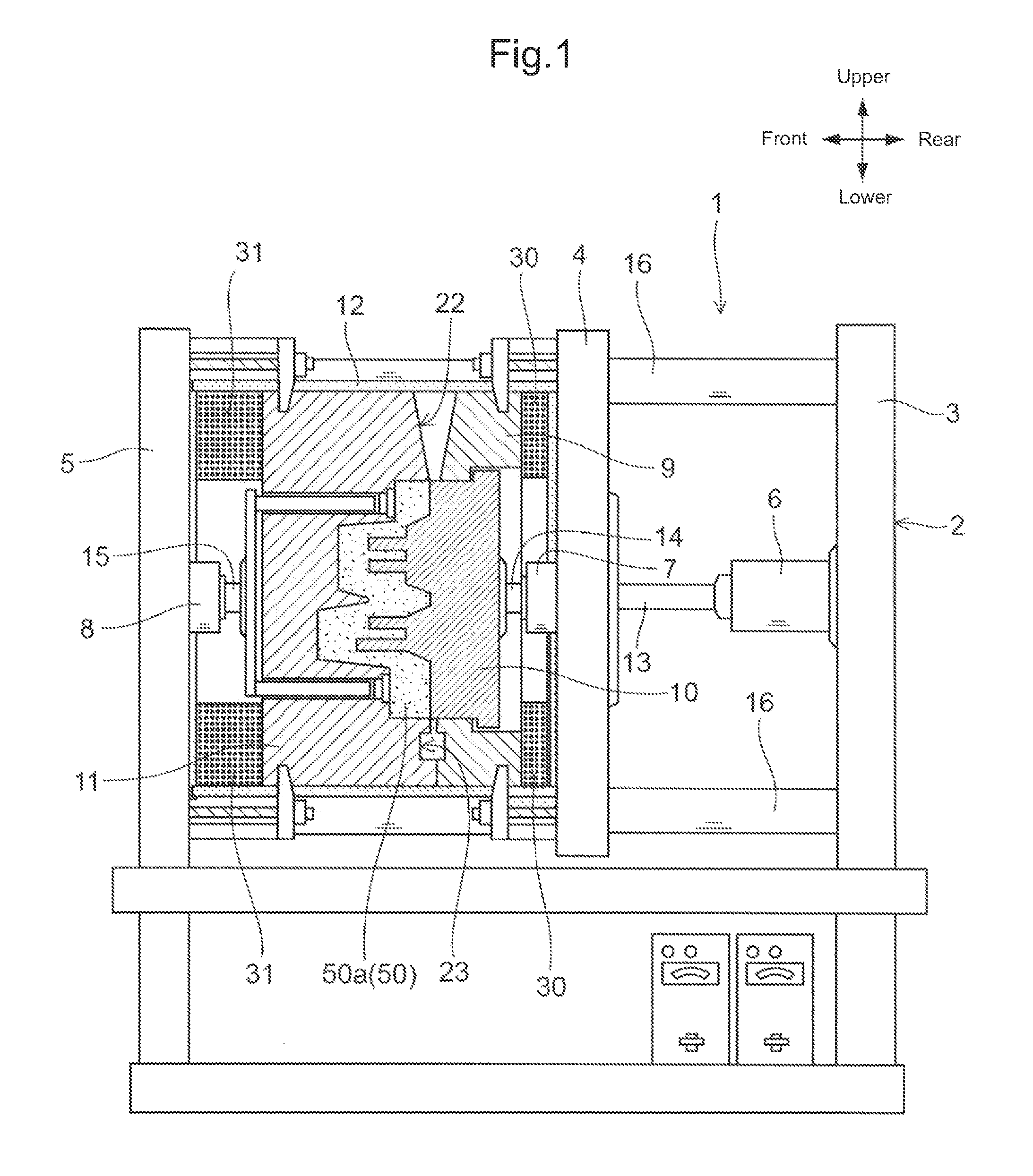 Method and apparatus for press casting