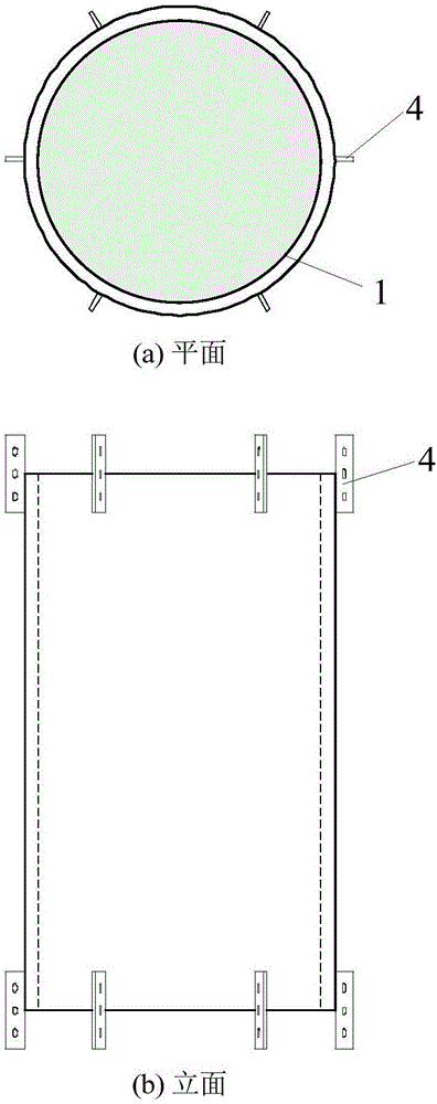 Prefabricated concrete-filled steel tube overlapped pier