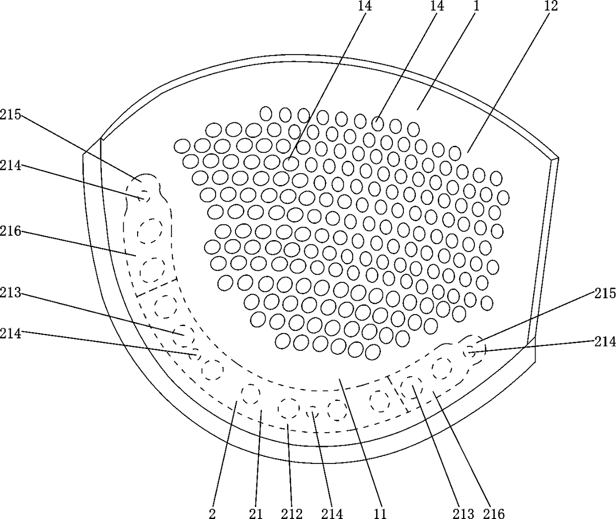 Elastic rubber brassiere pad into which plastic arch is embedded and production technology of elastic rubber brassiere pad