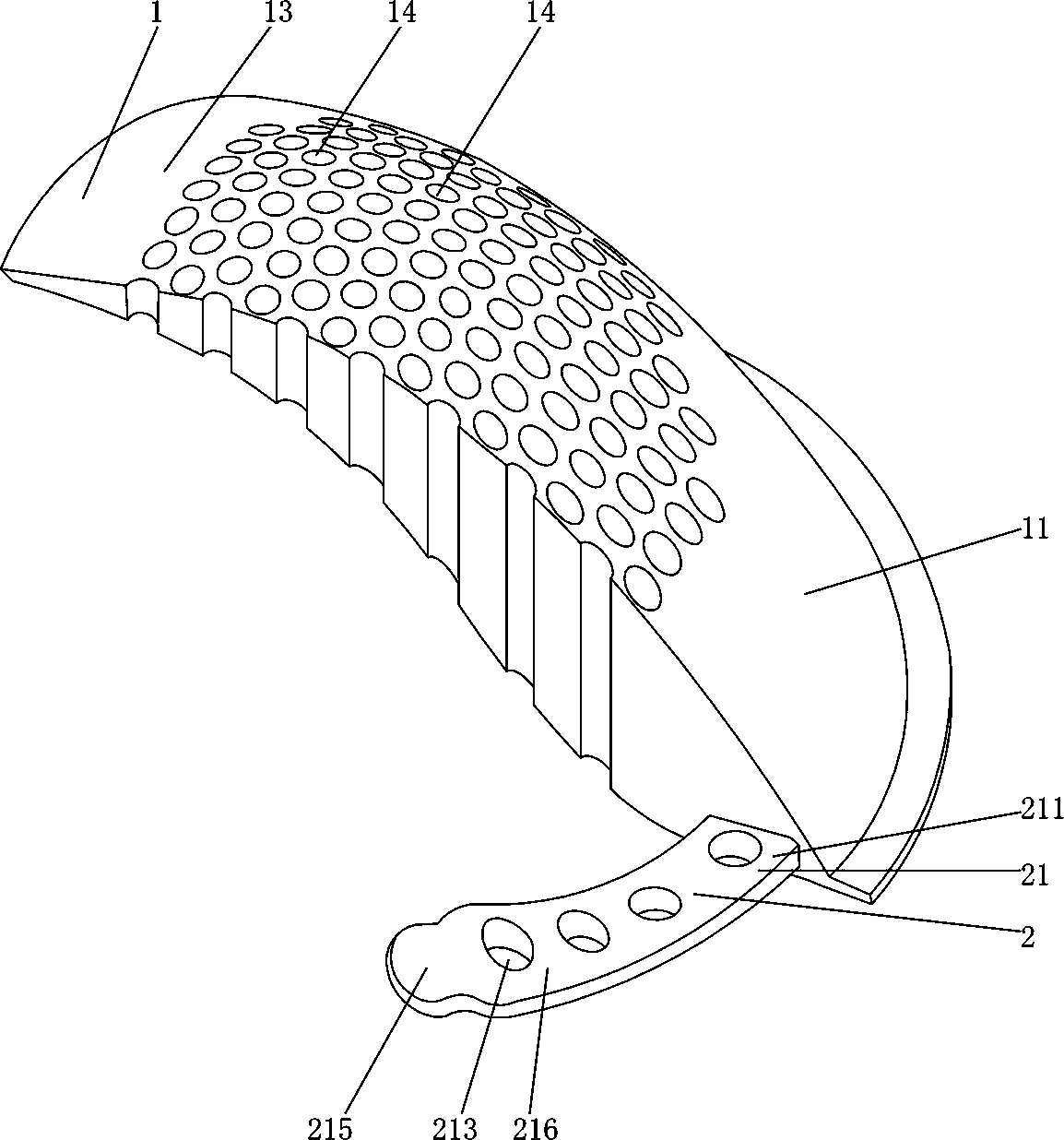 Elastic rubber brassiere pad into which plastic arch is embedded and production technology of elastic rubber brassiere pad