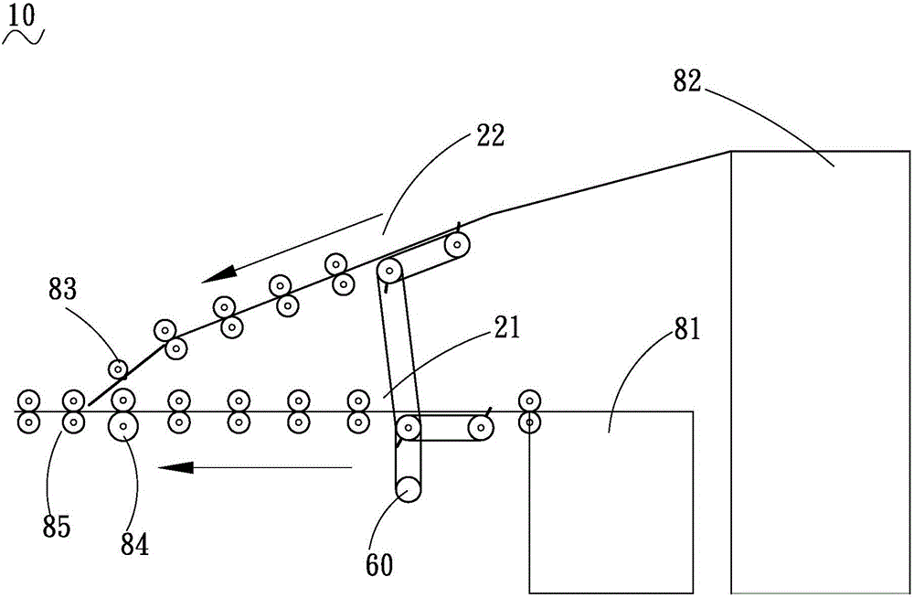 Conveying alignment mechanism and paper pasting machine with conveying alignment mechanism