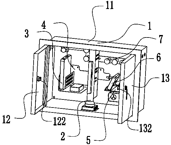 Fiber-to-the-home triple play distribution box with intelligent heat dissipation control