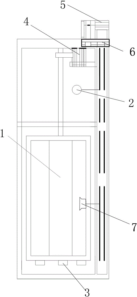 Control system and method for preventing dry running of elevator