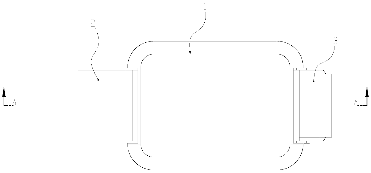 Air pressure meter belt type watch