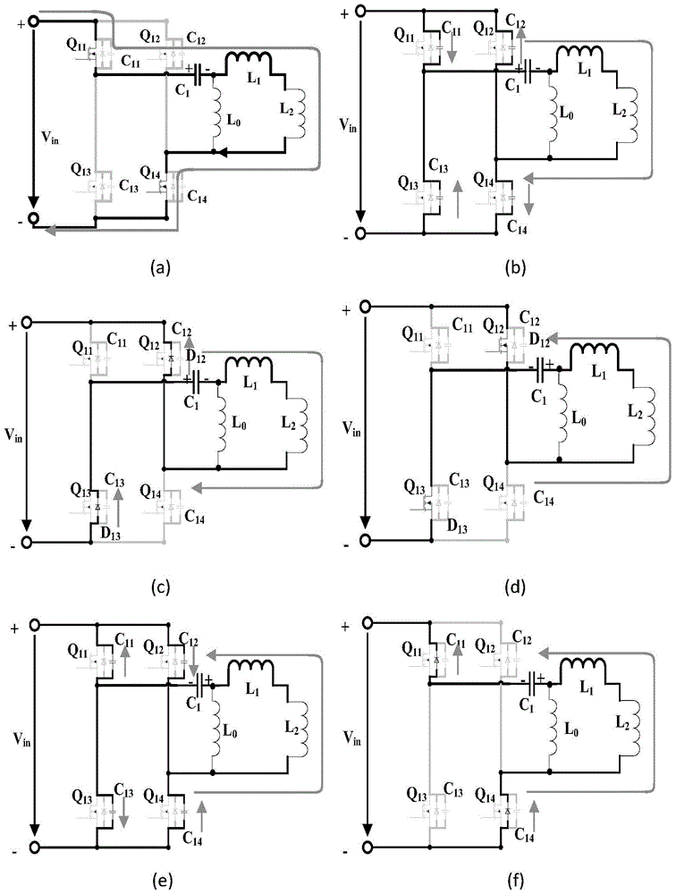 Electromagnetic resonance wireless charging device and control method based on cll resonance conversion