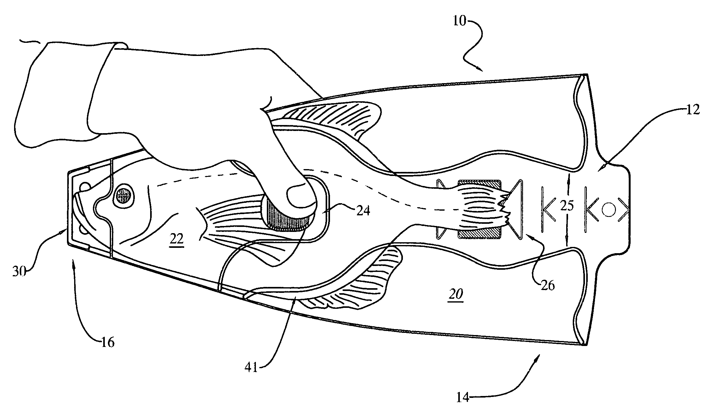 Device and method for gripping, holding and measuring a fish