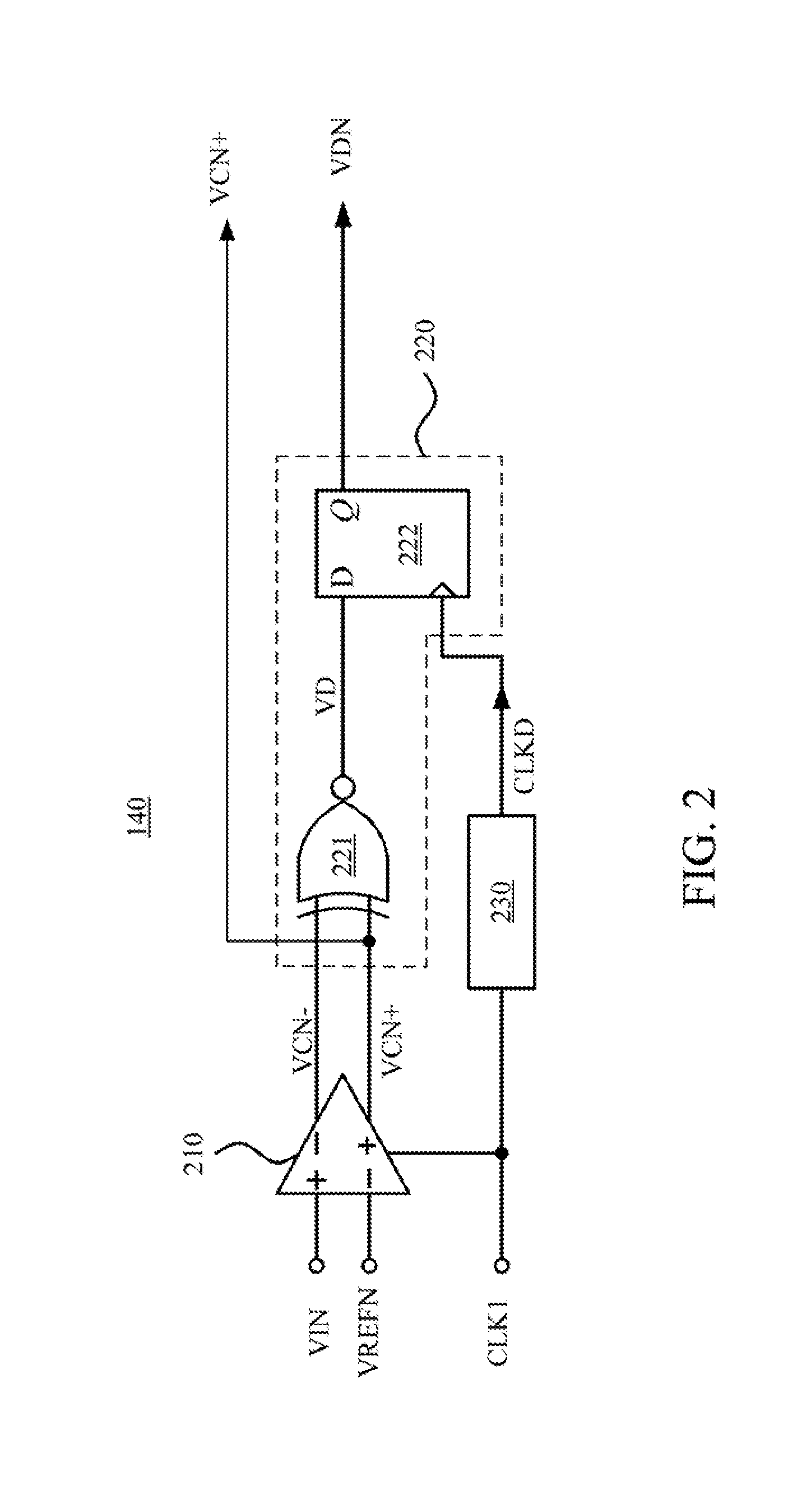 Analog to digital converter and data conversion method