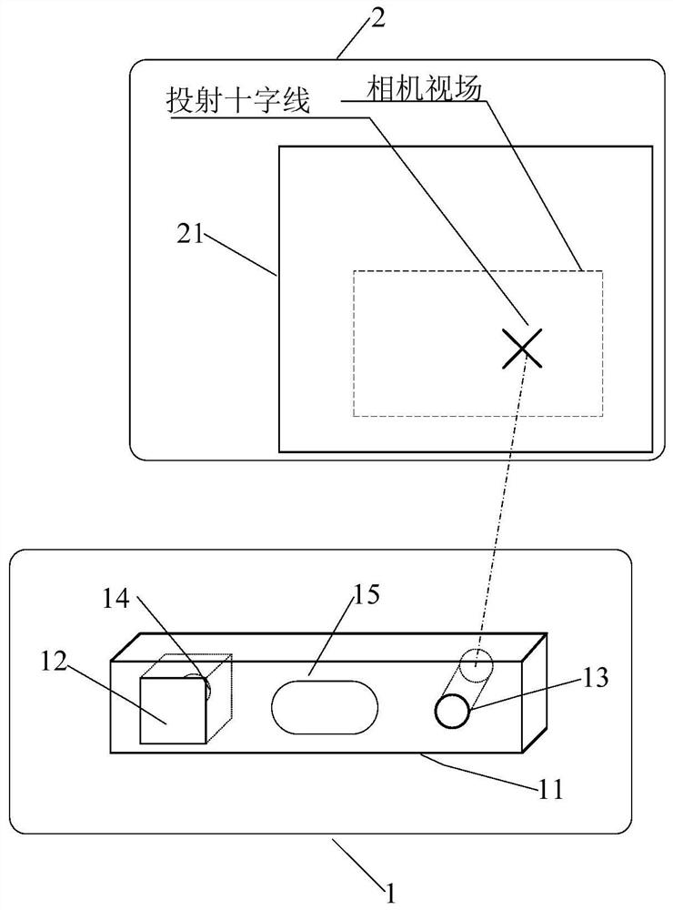 Device and method for measuring distance and attitude angle