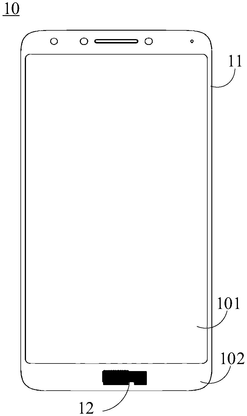 Housing, electronic device and fingerprint identification method for fingerprint identification