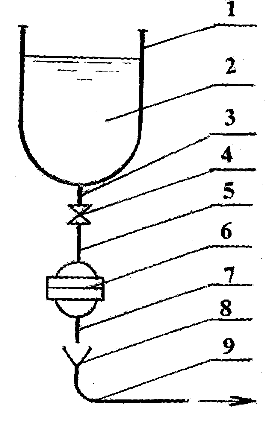 Door-based calibration method for water turbidometer and its sample collection system