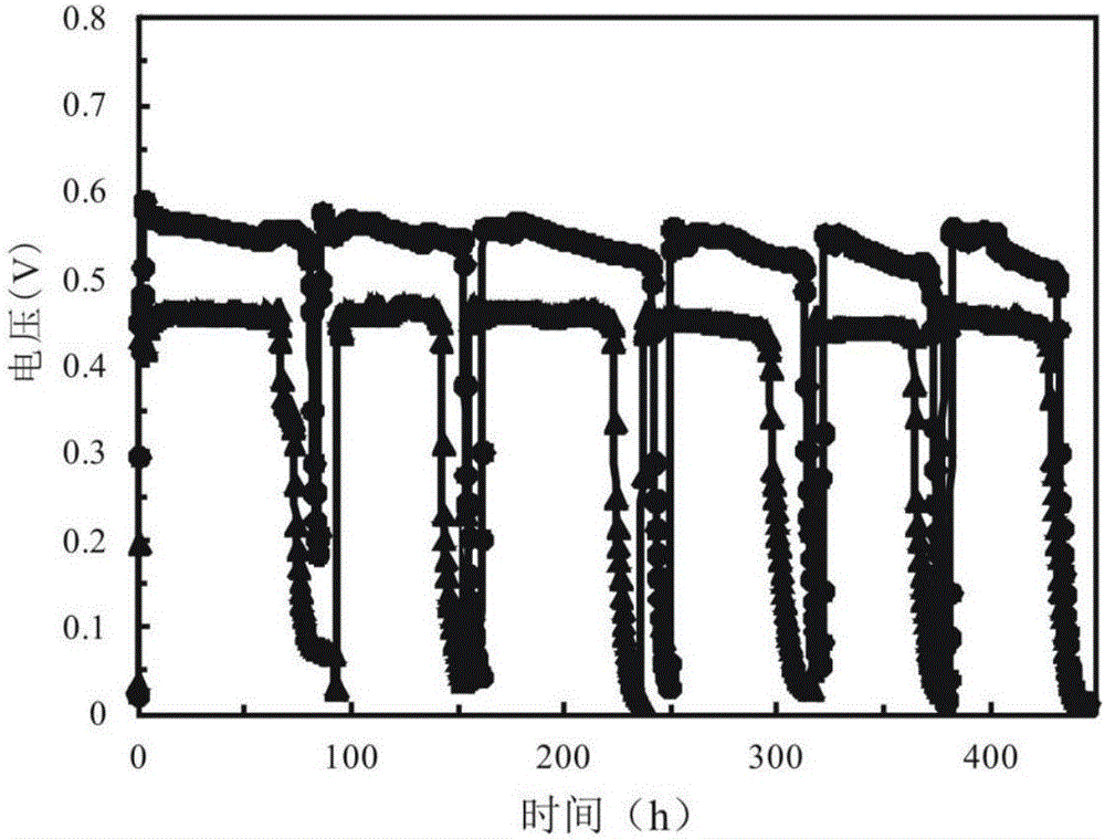 Preparation method of CoFe2O4/AC microbial fuel cell air cathode catalytic material