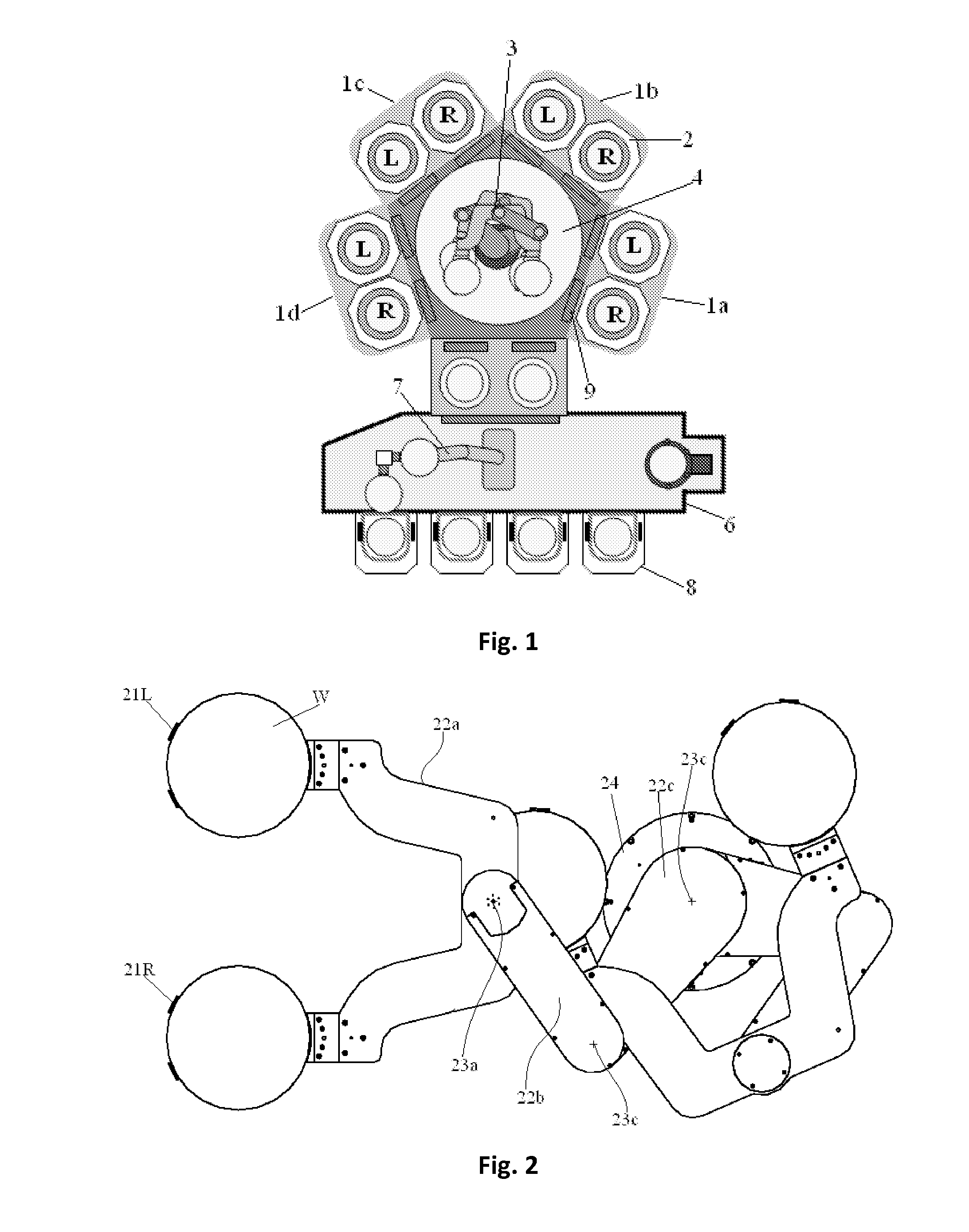 Method for Positioning Wafers in Multiple Wafer Transport