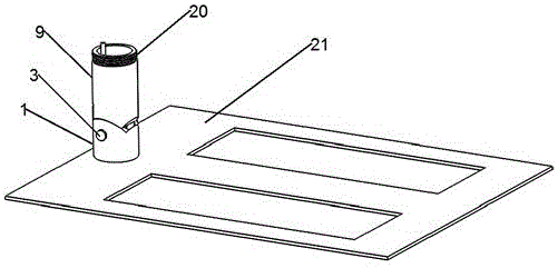 Stem inclination angle adjusting device