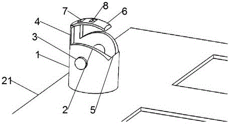 Stem inclination angle adjusting device