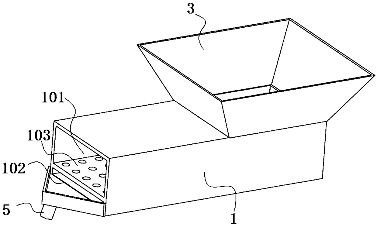 Compression recycle device for poultry manure