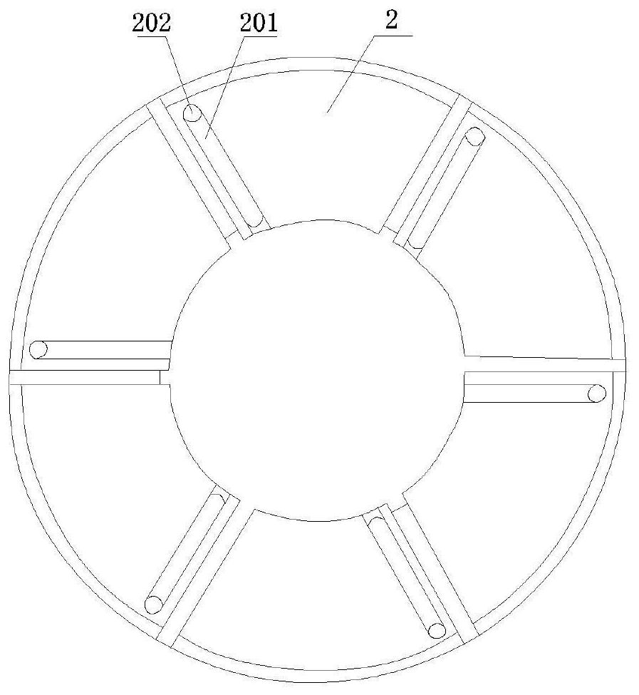 Modified thrust bearing for high-pressure cylinder of carbon dioxide compressor