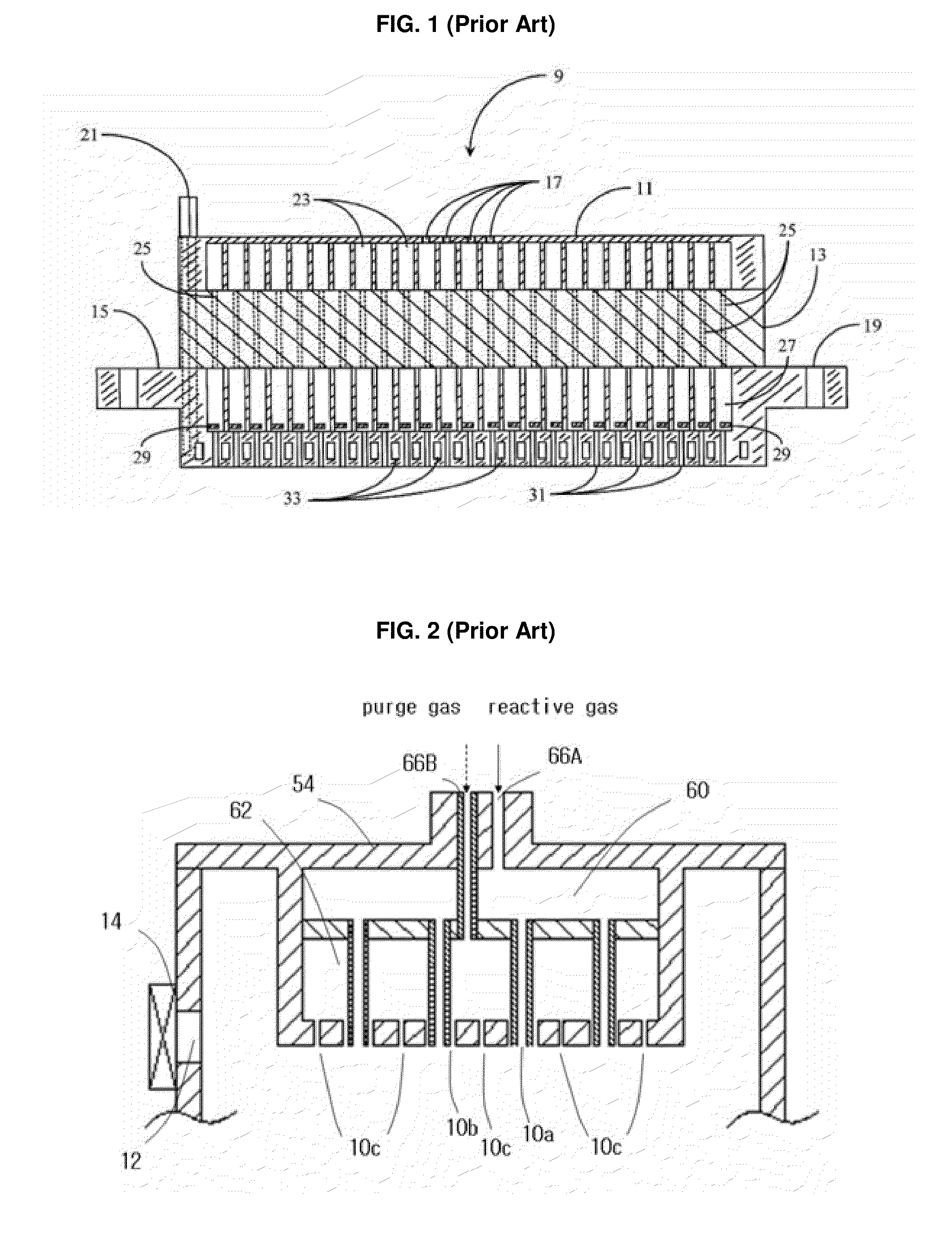 Apparatus of chemical vapor deposition with a showerhead regulating injection velocity of reactive gases positively and method thereof