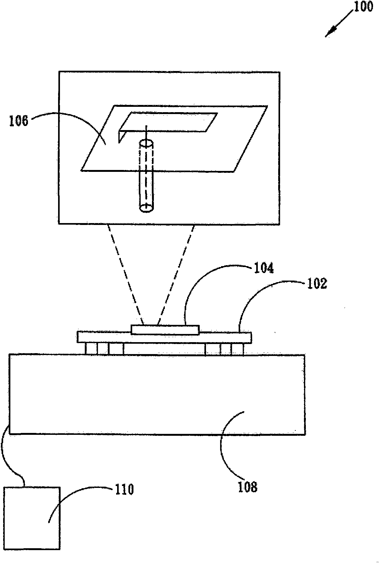 Device and method for detecting testing environment of circuit