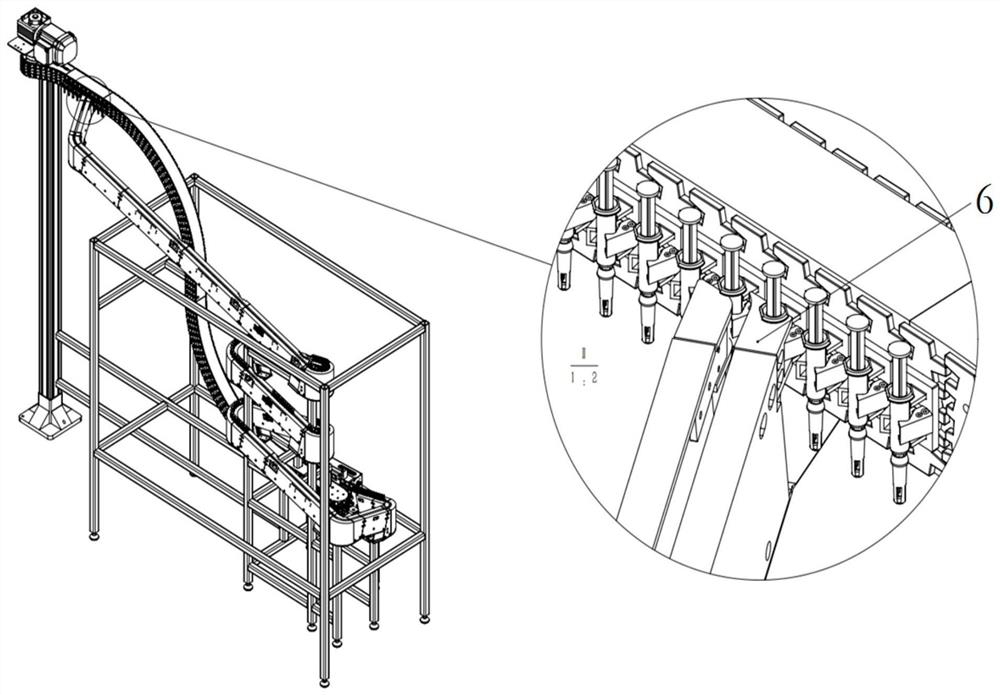 Pre-filled syringe clamping and conveying system