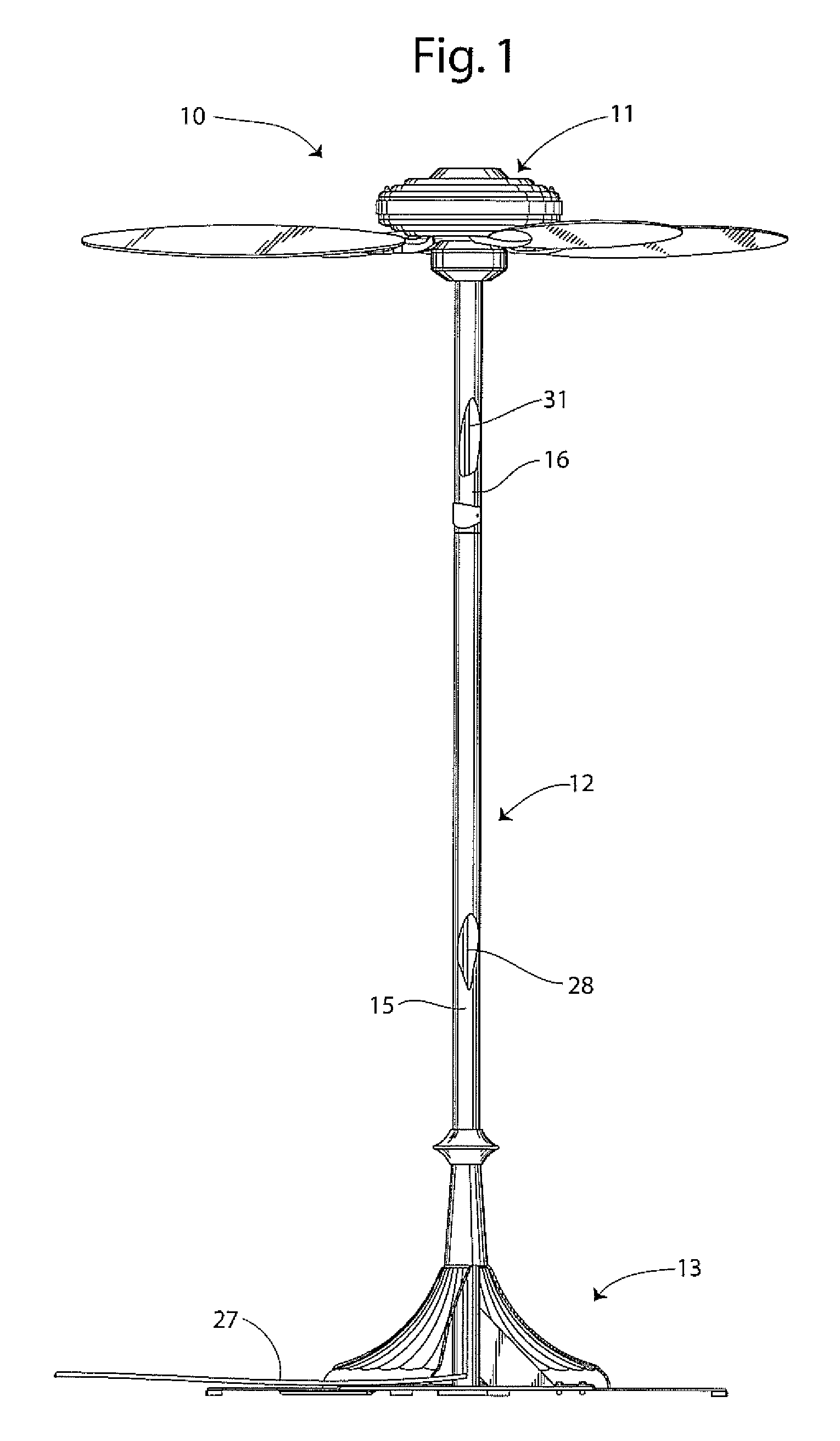 Electrical connector within tubular structure