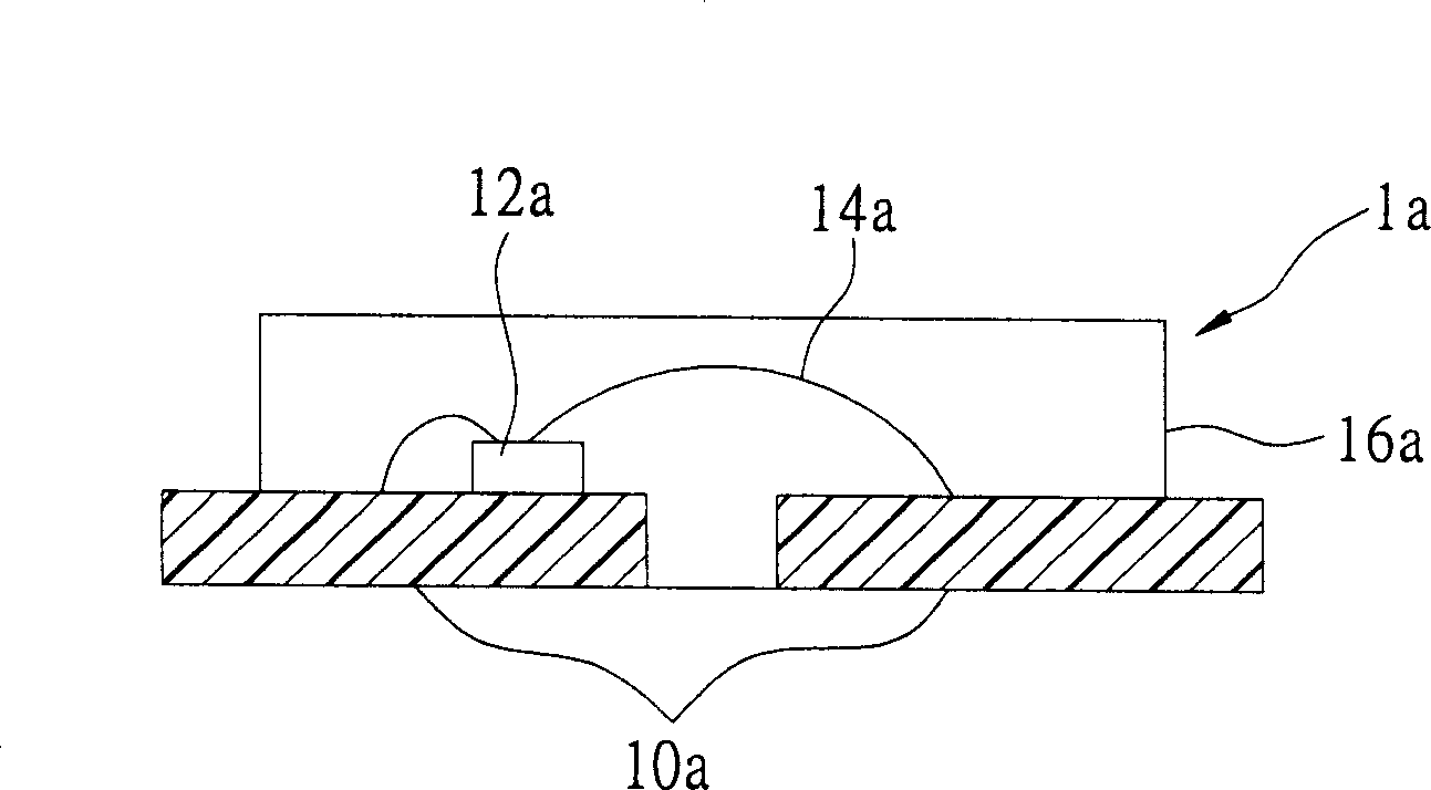 Structure for encapsulating semiconductor