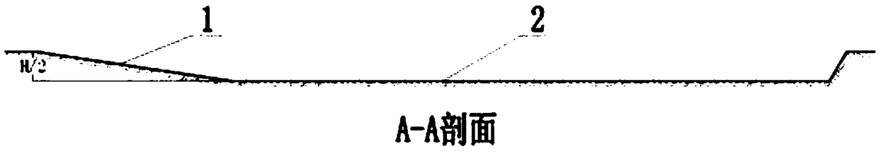 Novel level preparation method for improving annual declining speed of deep mining in open pit mines