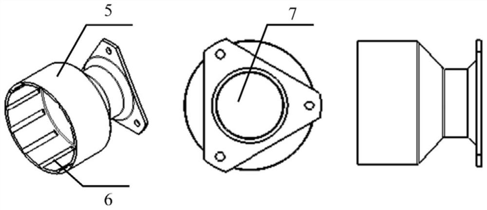 Composite axle tube connected with metal joint