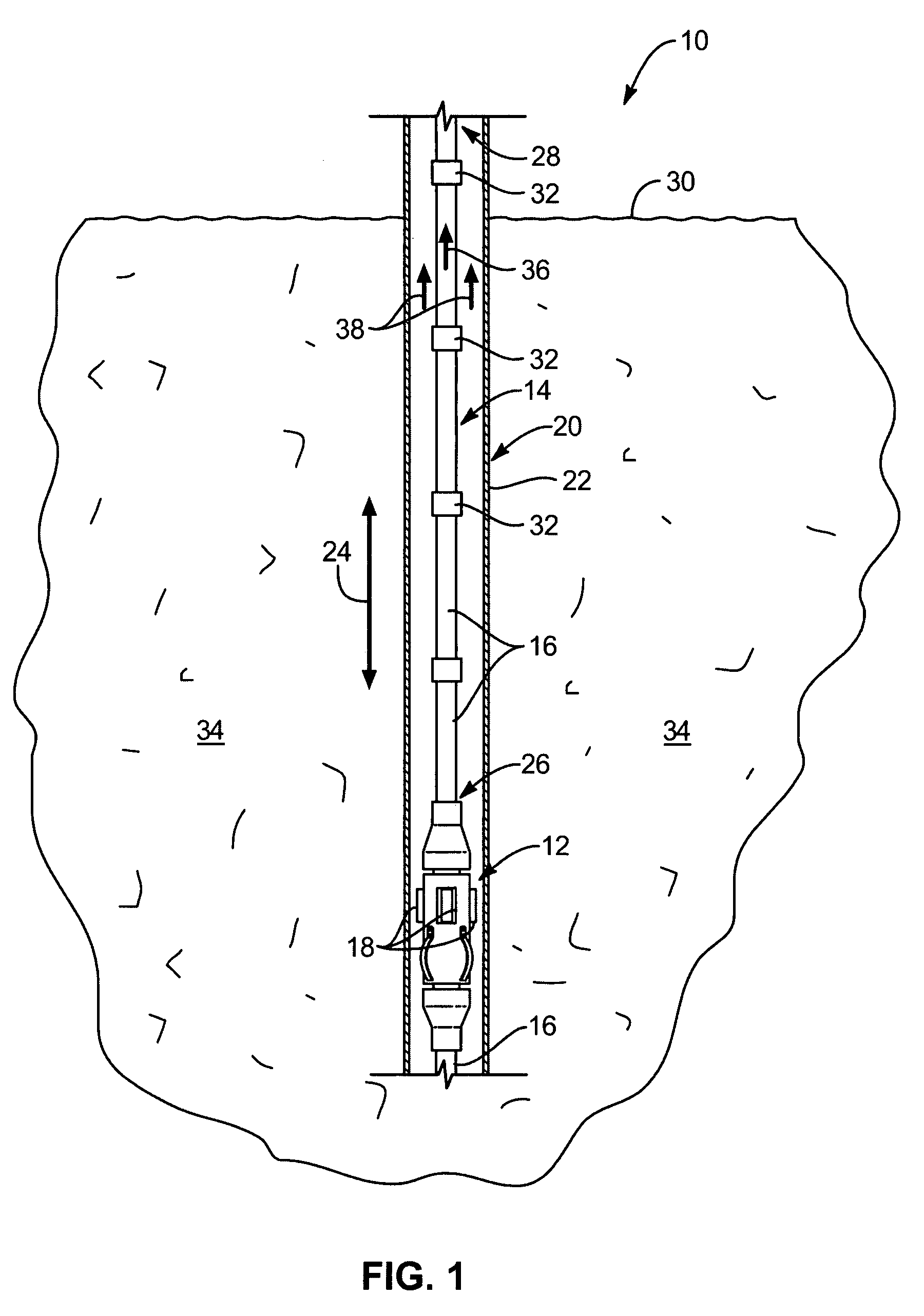 Hydrodynamic, down-hole anchor