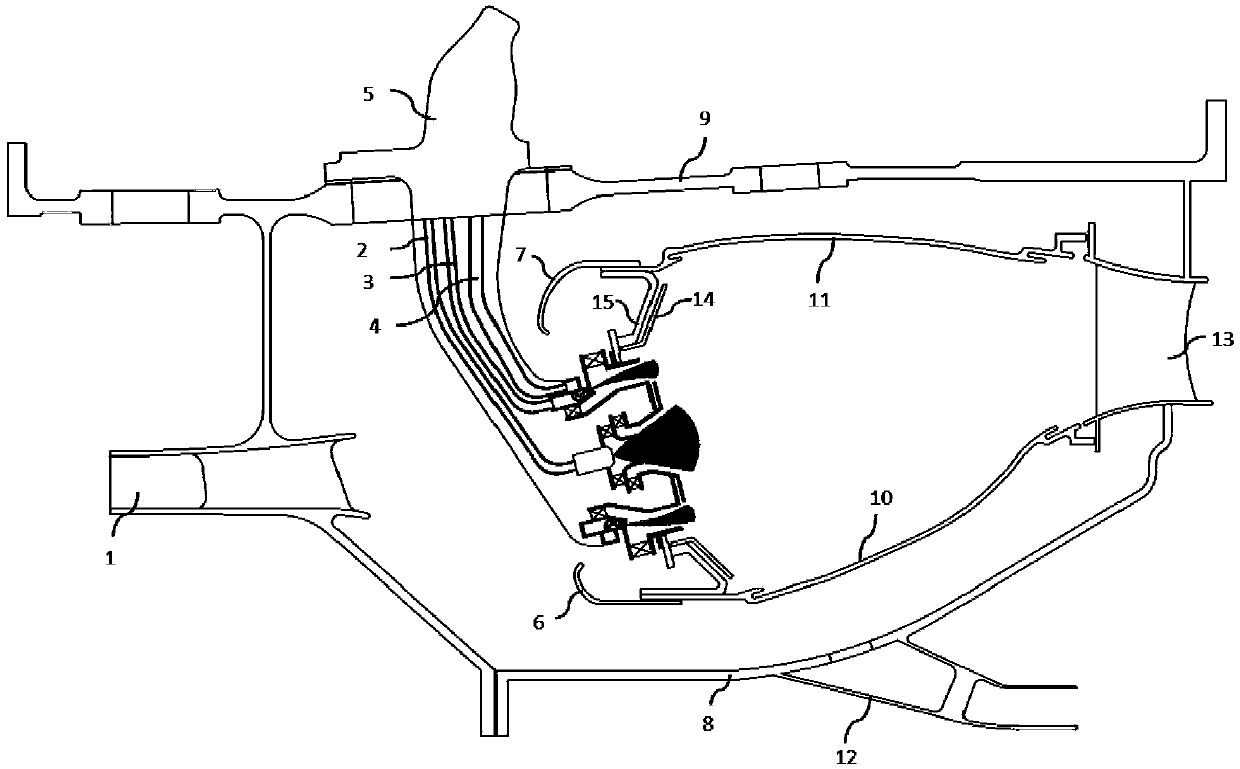 Fuel classification device, engine combustion chamber and aero-engine