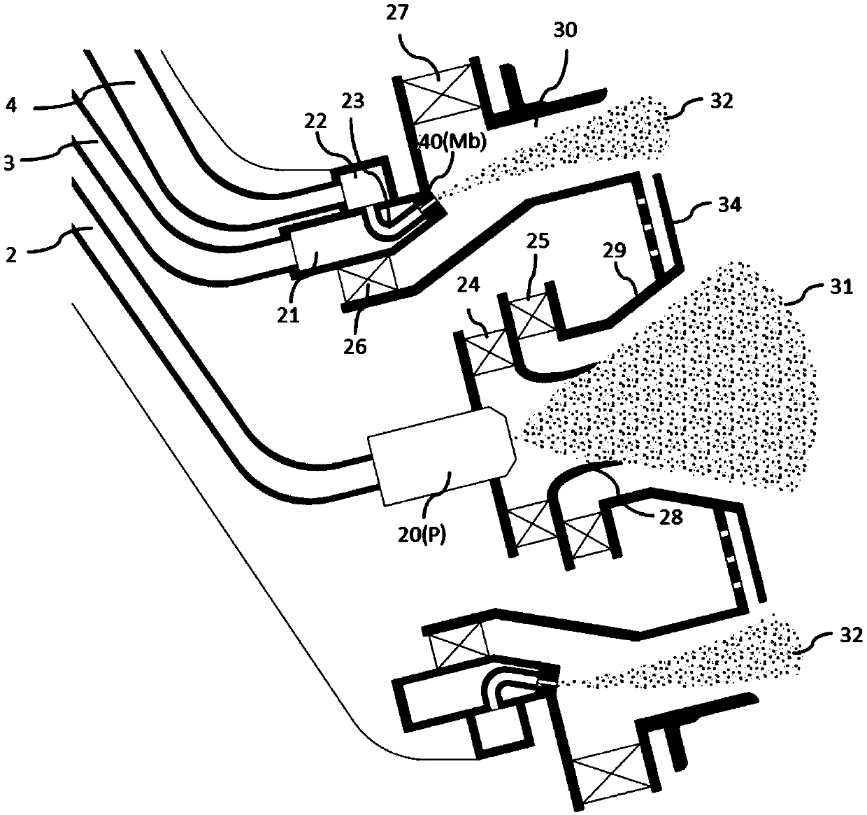 Fuel classification device, engine combustion chamber and aero-engine