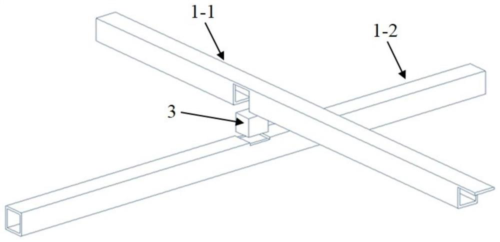 Efficient light composite material frame