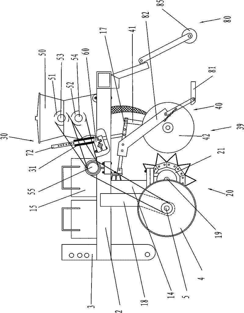 No-tillage planter of grasslands