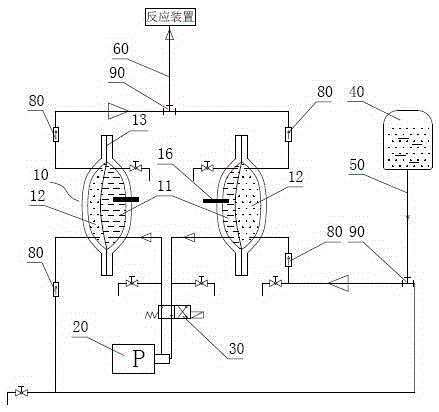 Multi-medium non-contact type continuous conveying device