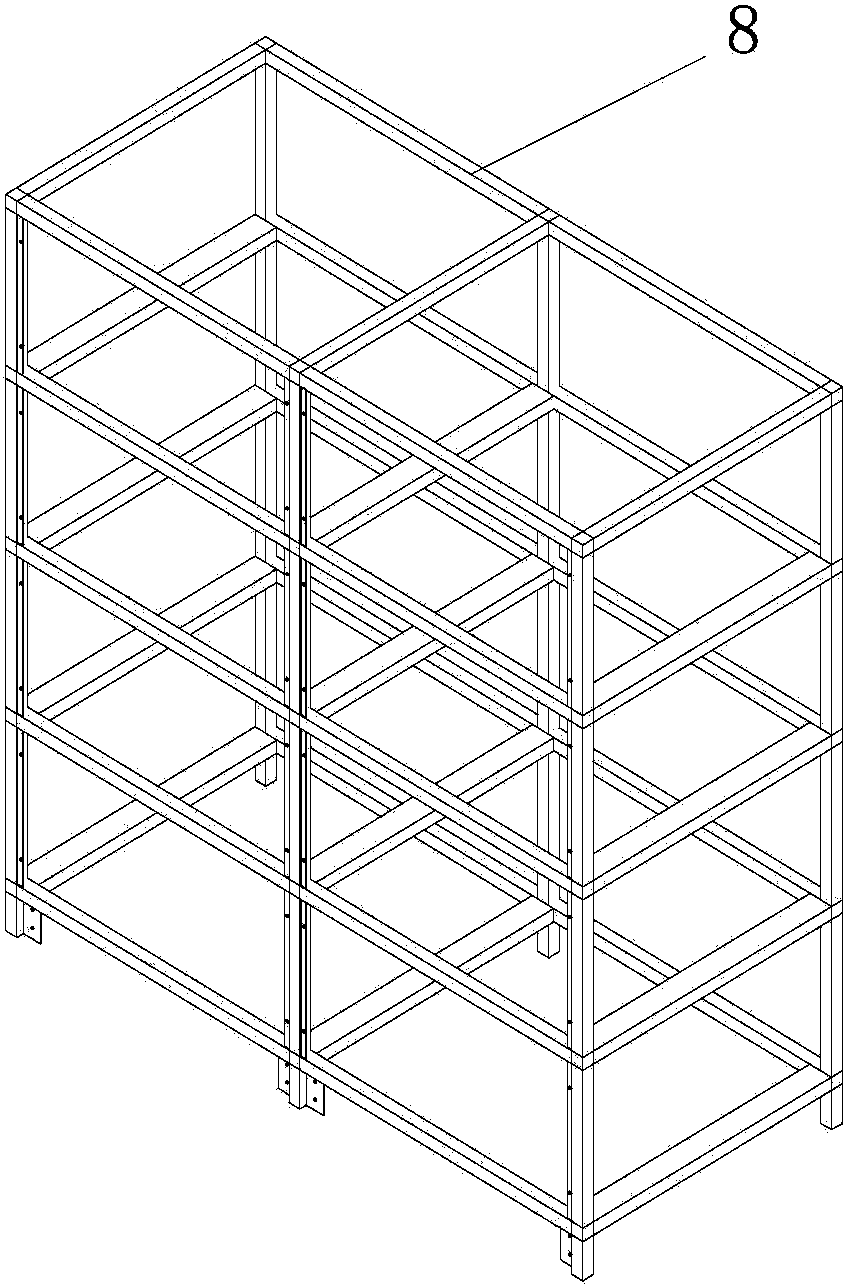 External air conditioner for overall automobile volatile organic compound testing room