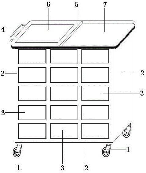 Clinical intelligent drug delivery cart