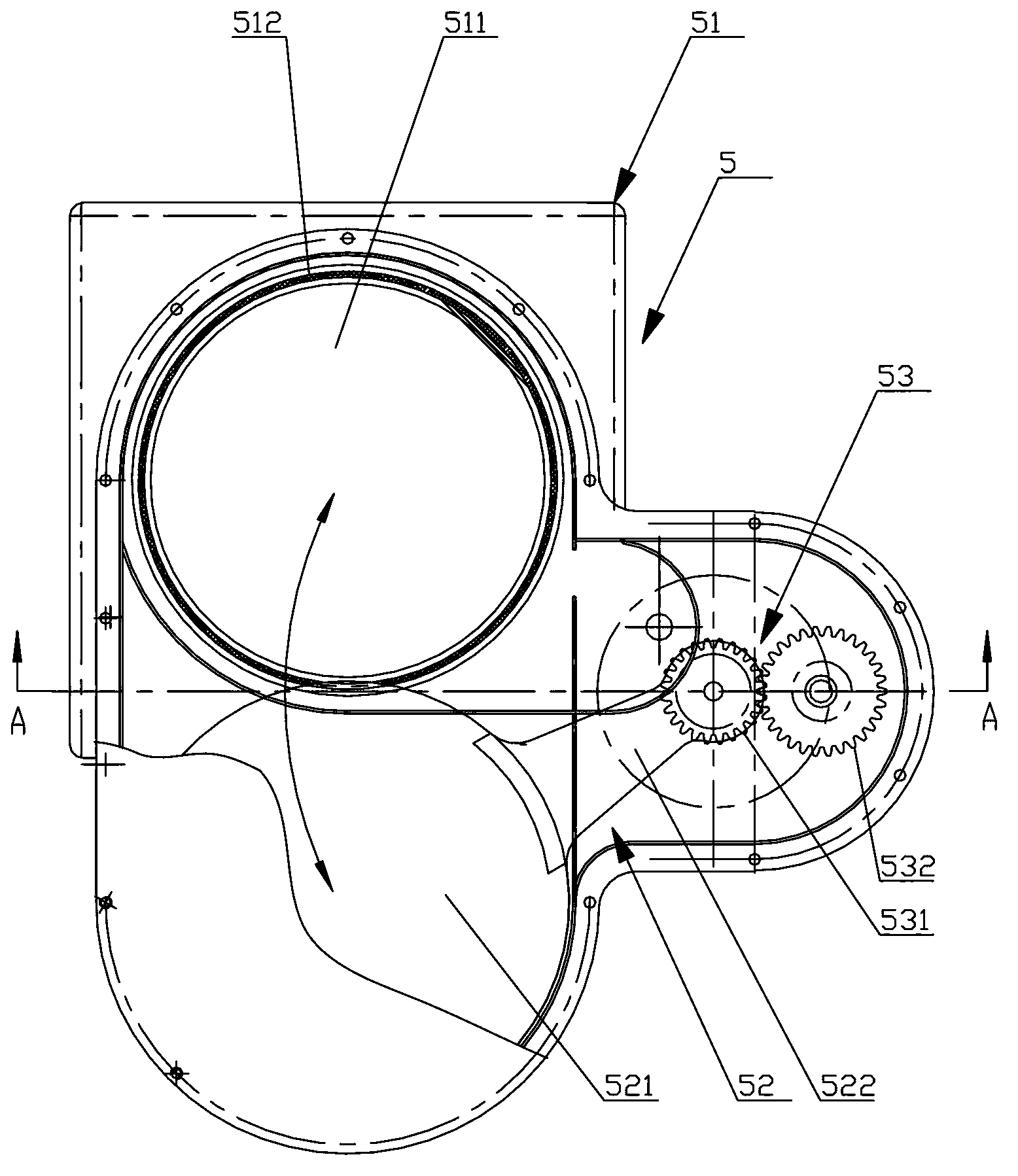 Solid-liquid separation toilet bowl and solid-liquid separation treatment system