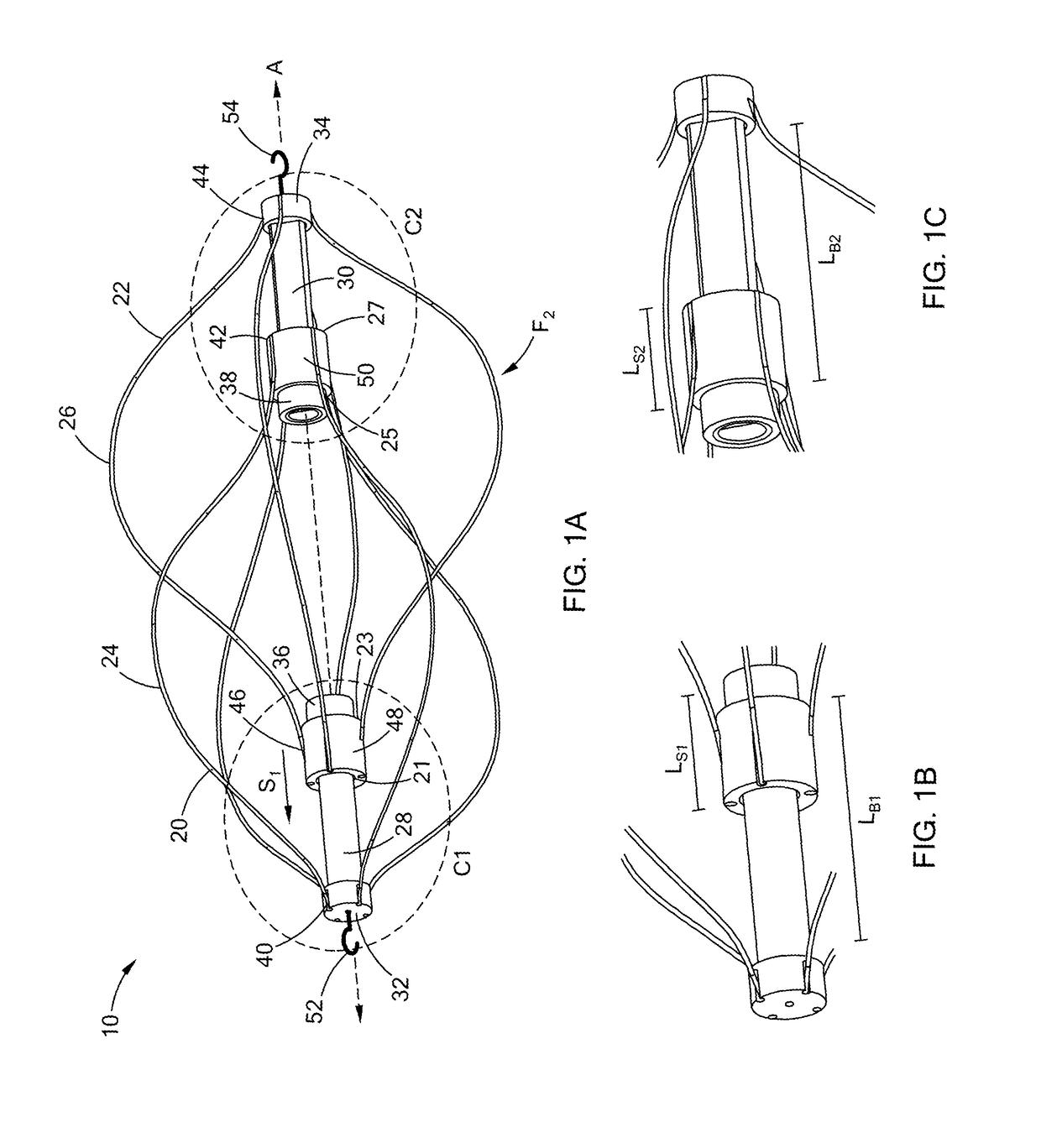 Double conical IVC filter