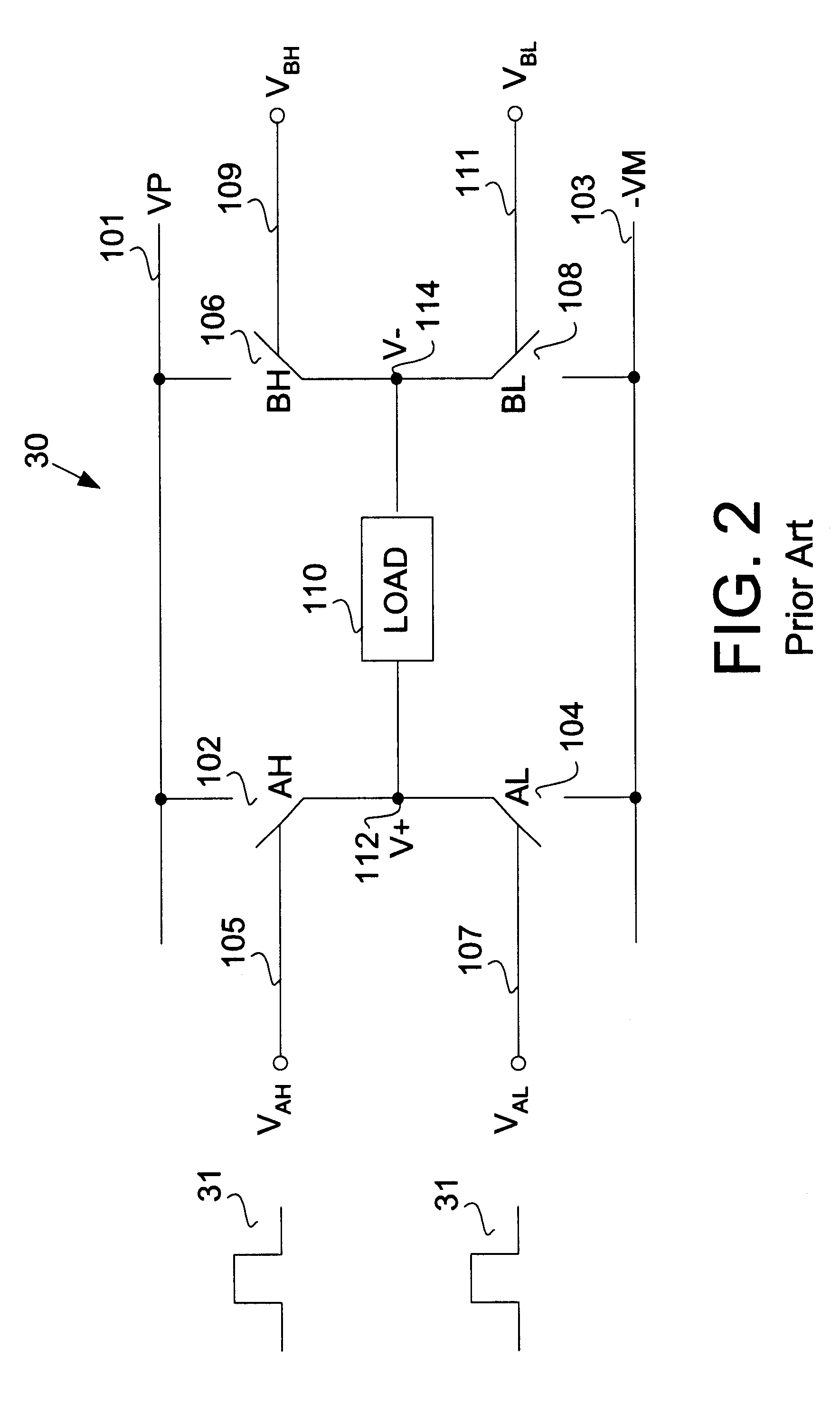 Switching amplifier incorporating return-to-zero quaternary power switch