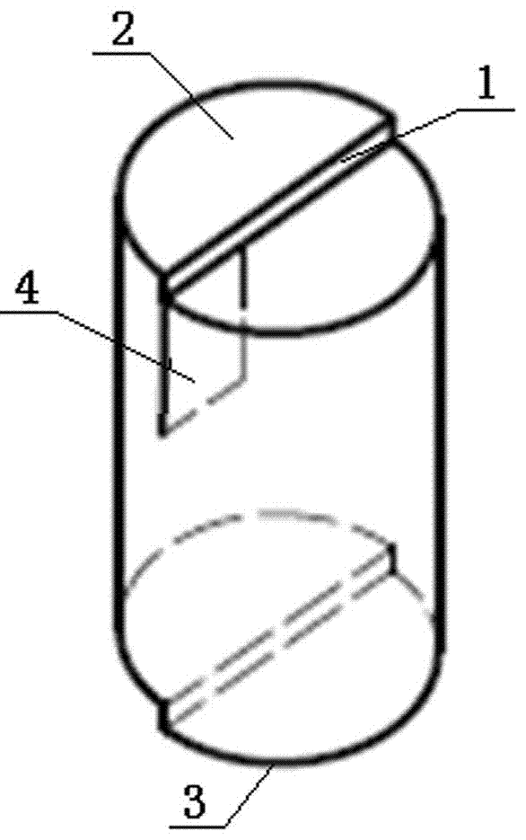 Manufacturing and test method of rock compression shearing test specimen containing intermittent joints at high temperature