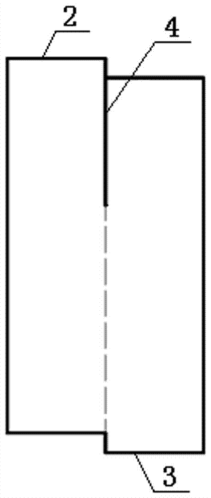 Manufacturing and test method of rock compression shearing test specimen containing intermittent joints at high temperature