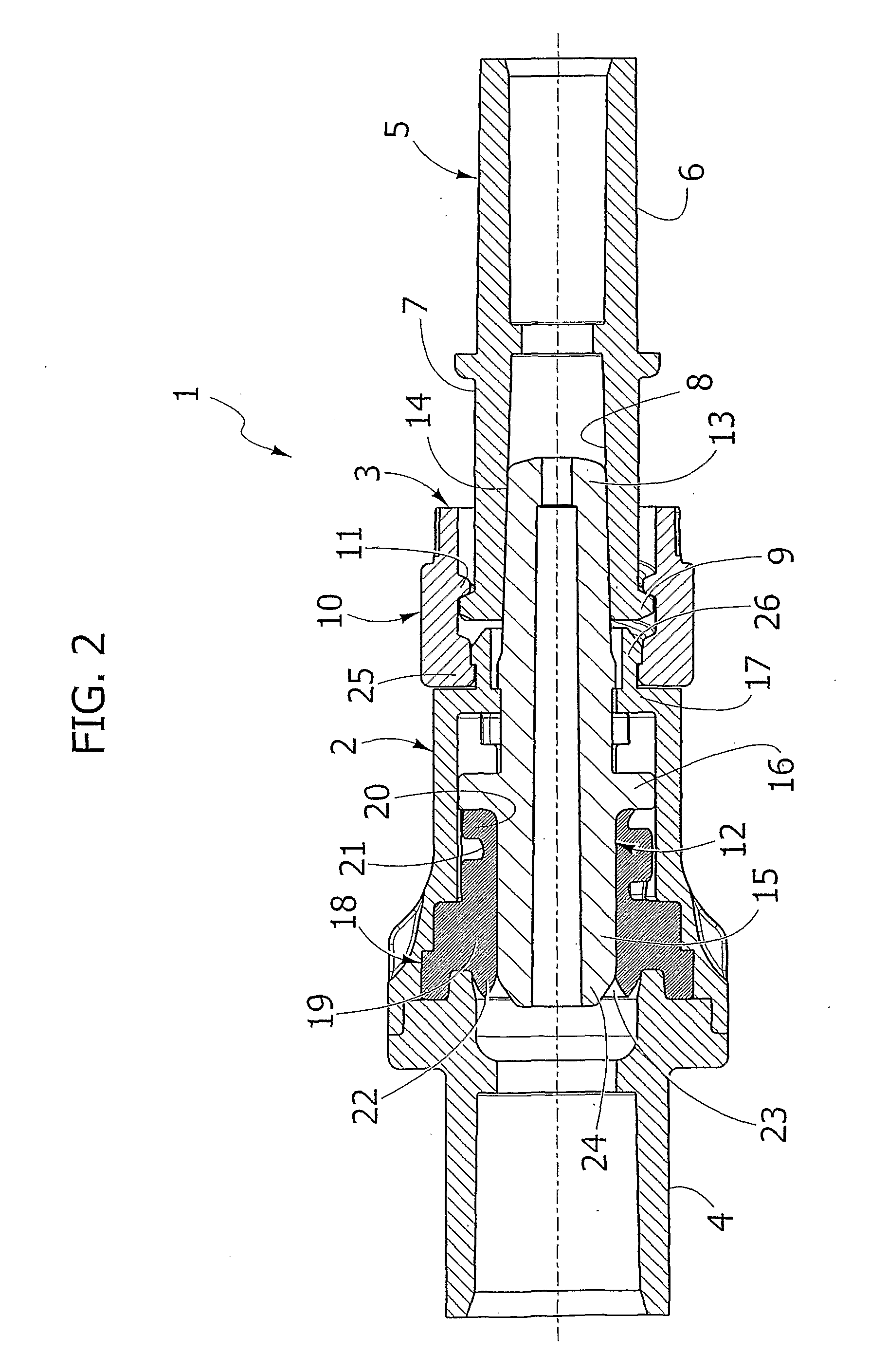 Valve connector for medical lines