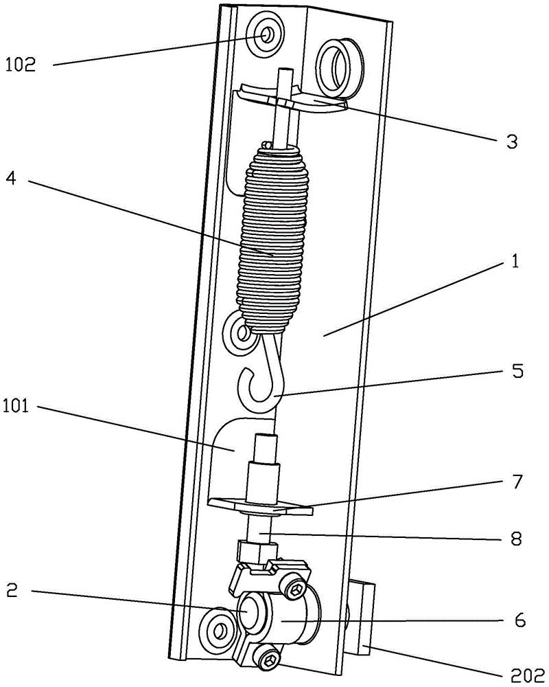 Oven door hinge