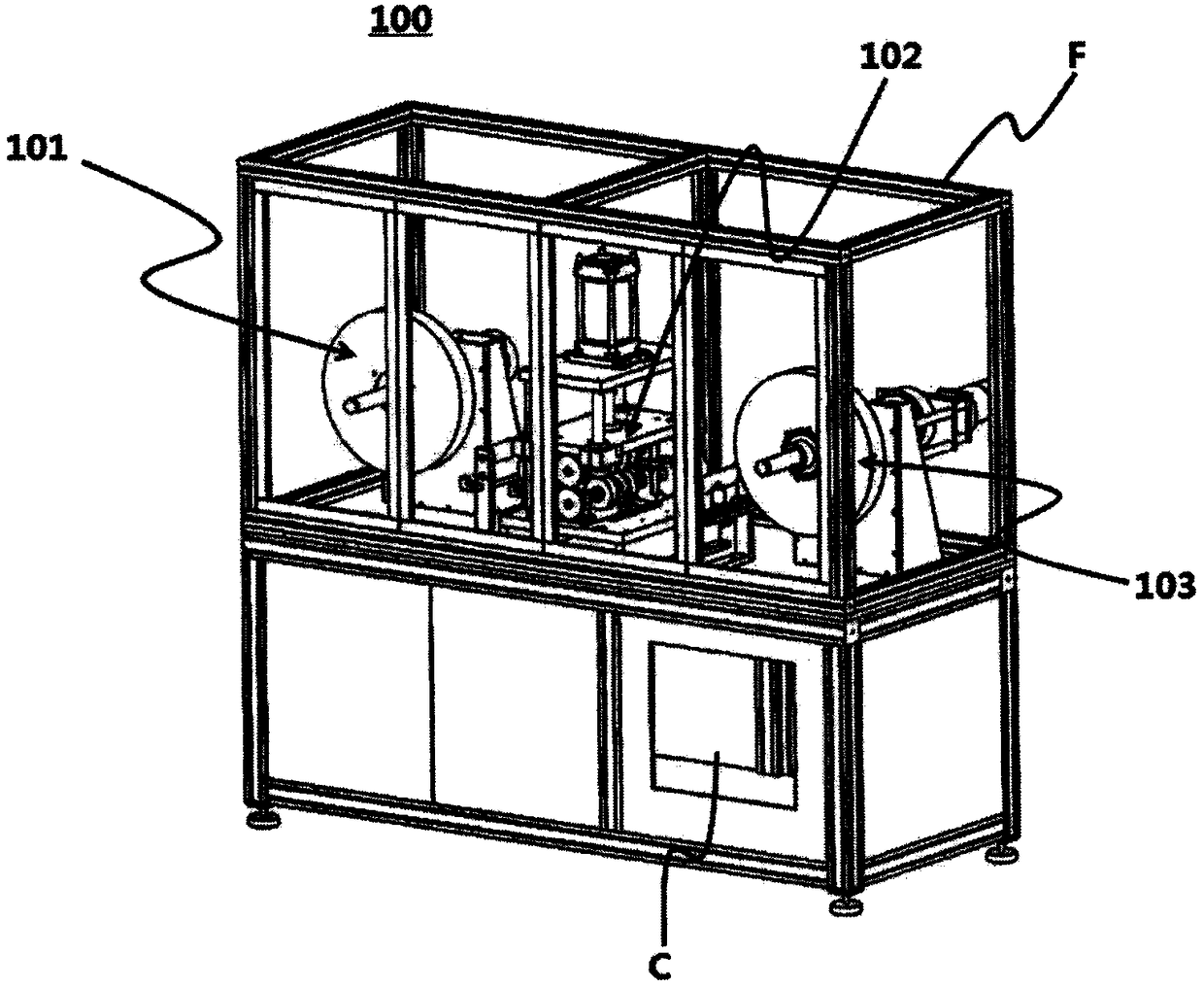 Device for forming edge of lead wire of secondary battery