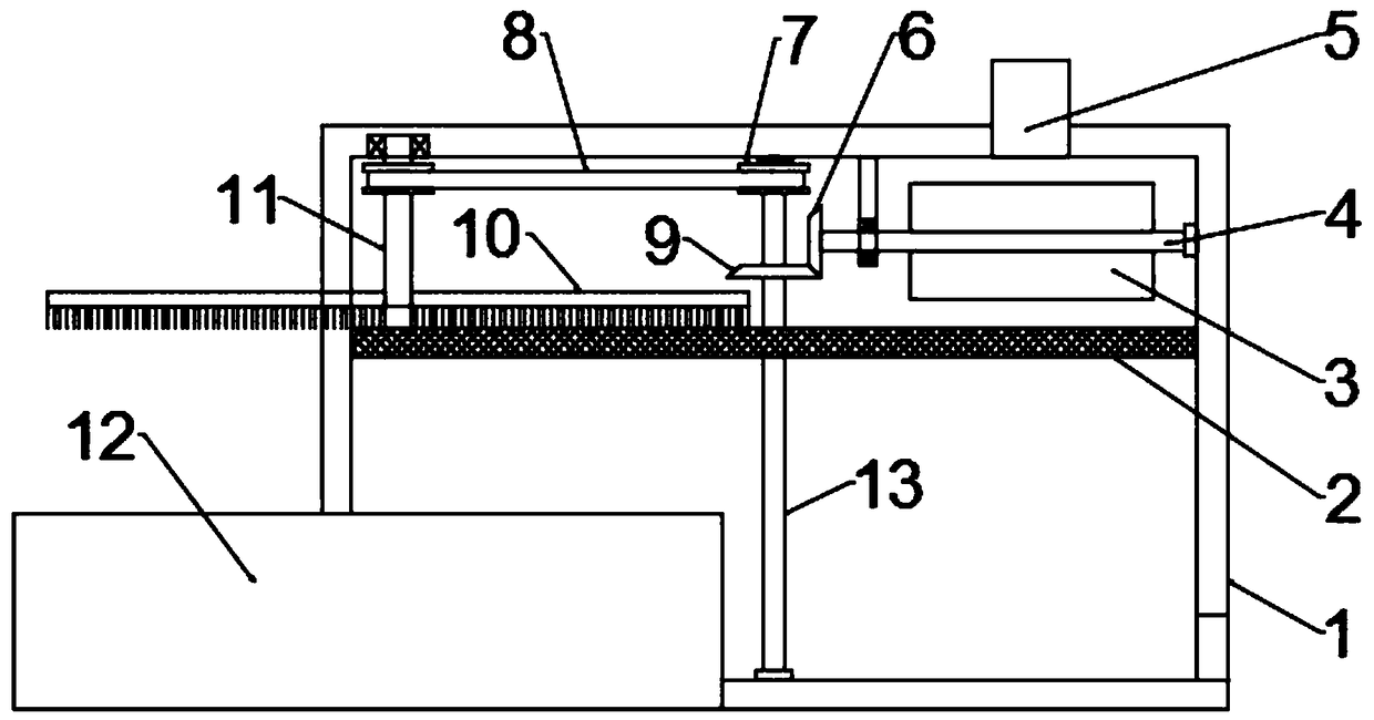 Domestic sewage filtering impurity removal device and multistage filtering equipment