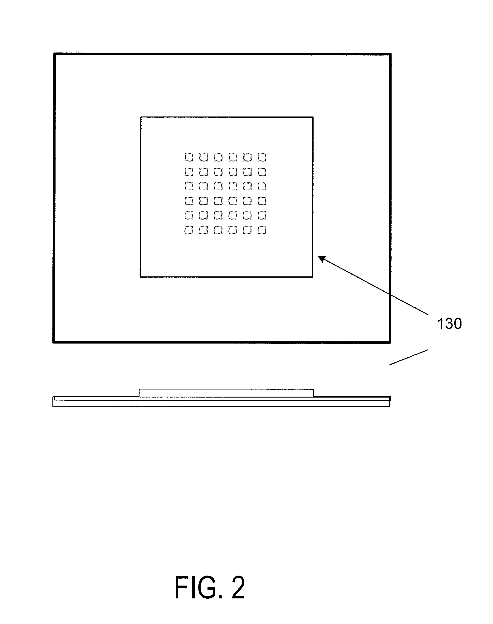 Deposition of phosphor on die top using dry film photoresist