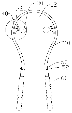 Hand-operated neck massager