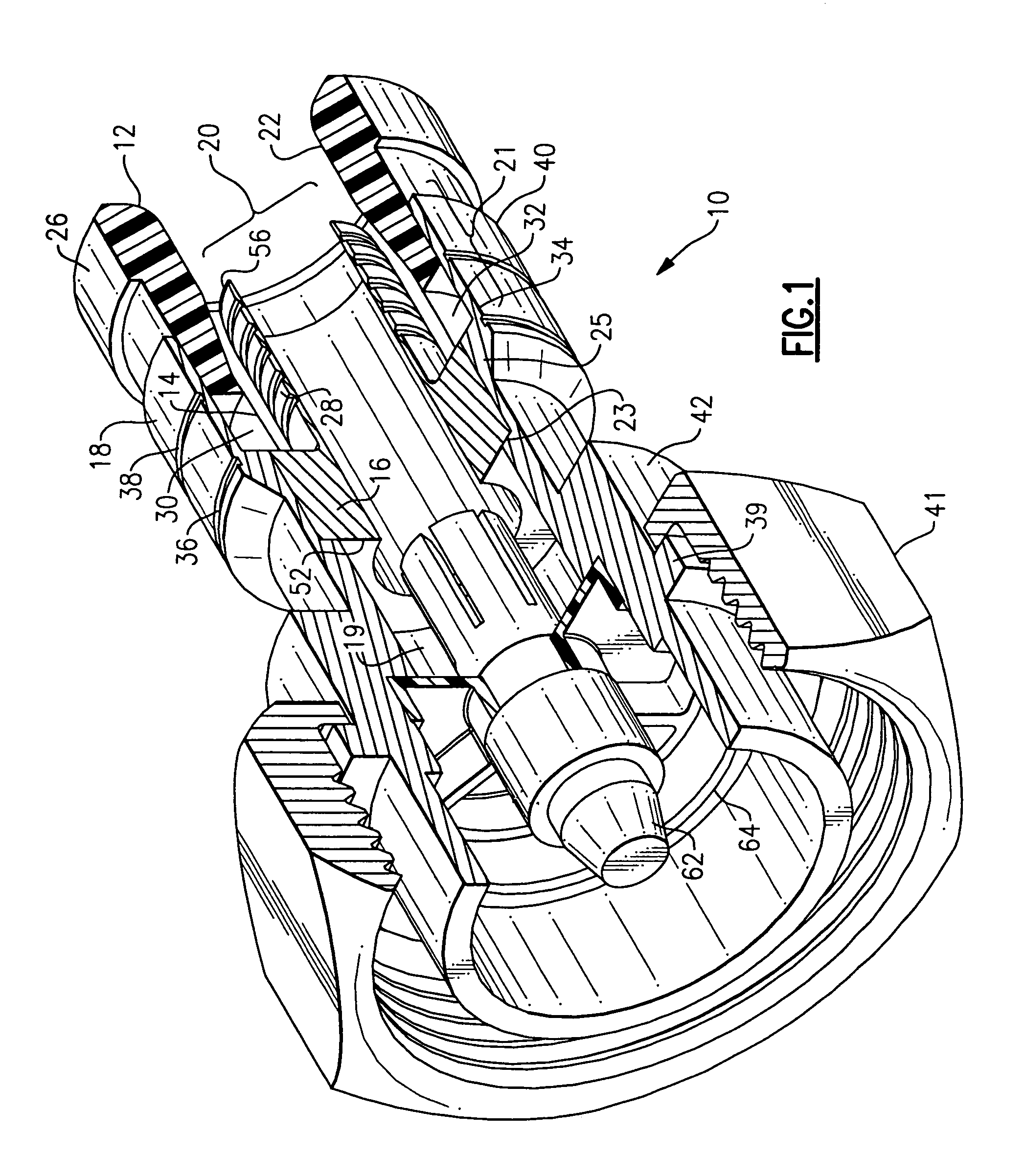 Compression connector for coaxial cable