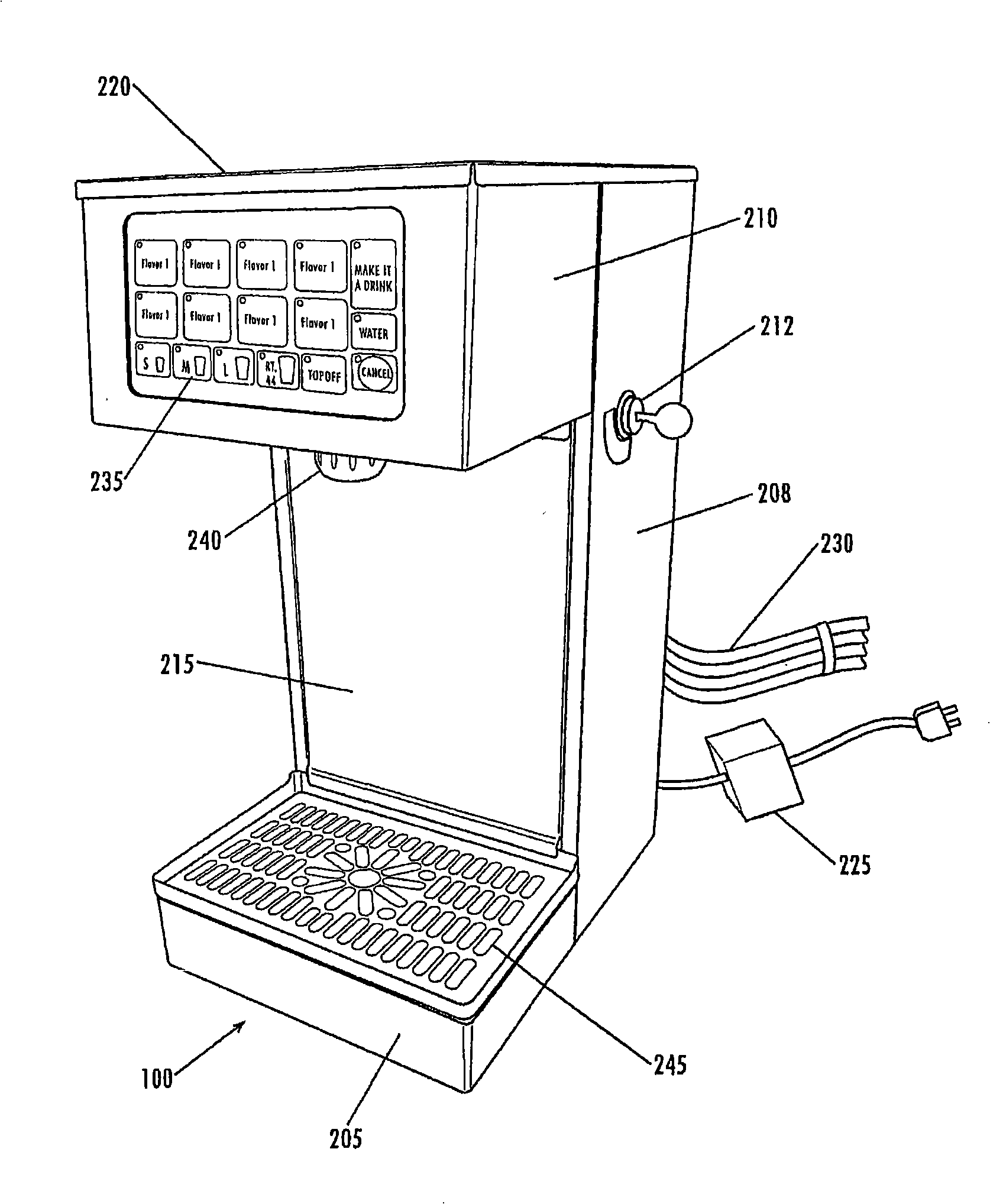 Systems and methods for dispensing flavor doses and blended beverages