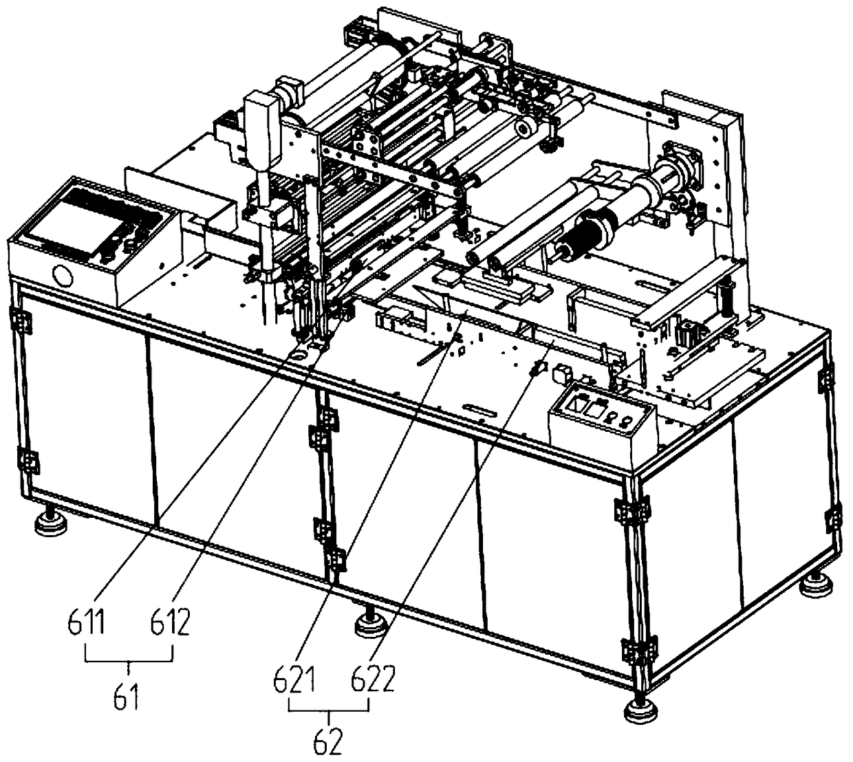 Tea packaging production line