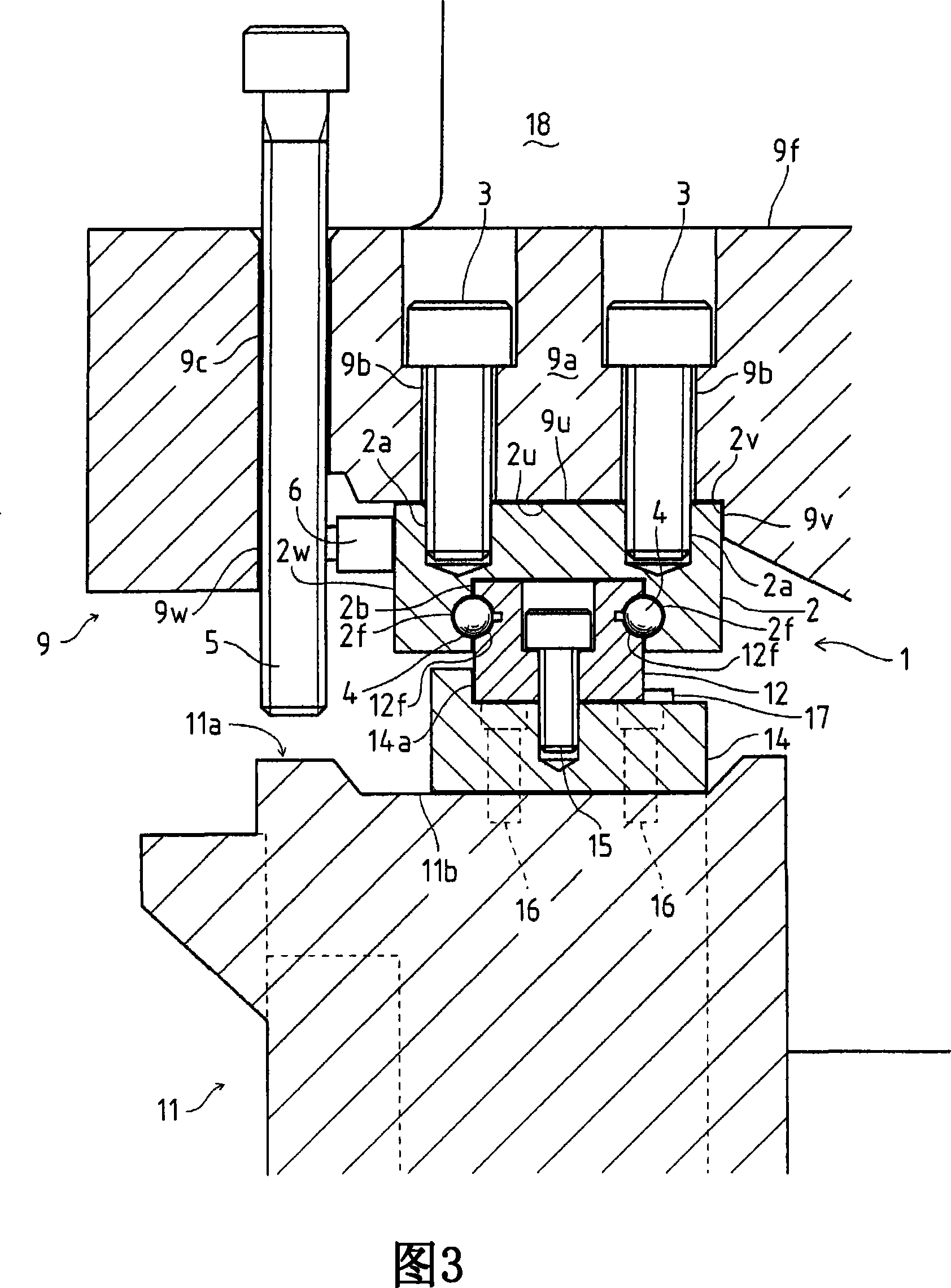 Machine tool with linear guide device and linear guide replacement method